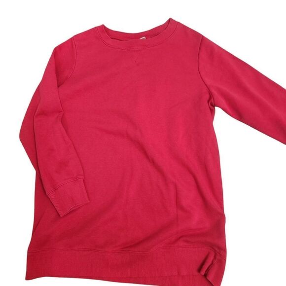 Woman Within Sweatshirt Medium 14 16 Lot of 2 Red Gray Design - Picture 4 of 8